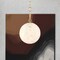 Designers Fountain Wine Flower 60 Watt 1-Light Brushed Gold Glam Pendant Light with White Art Glass Shade D329M-11P-BG - alternate 4